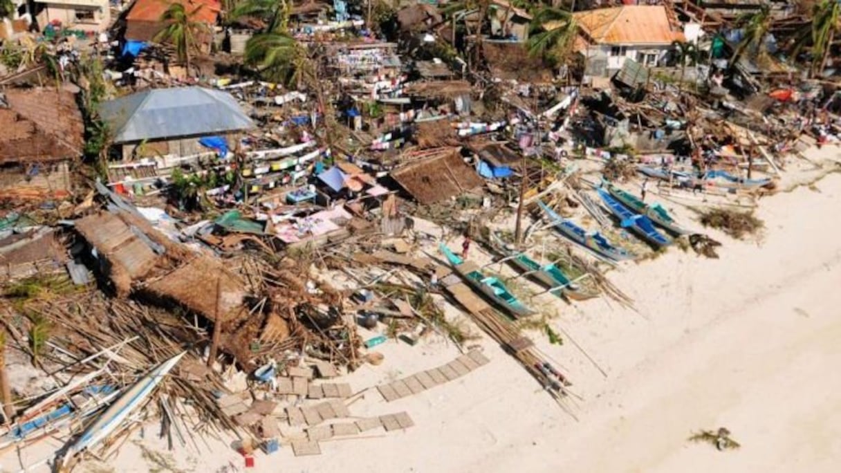 Les plages paradisiaques de l'archipel ont laissé place à un océan de ruines
