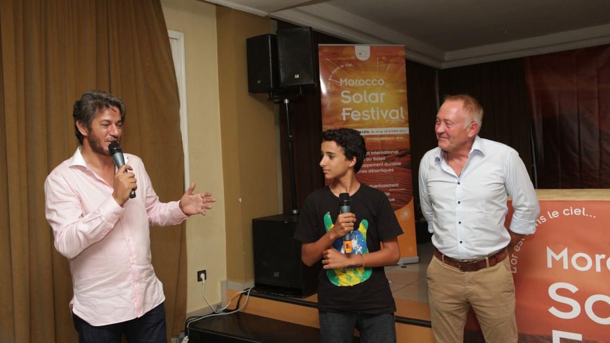 Mehdi Alaoui Mdaghri, fFondateur et organisateur du Forum de la Mer et Patrick Bauer, fondateur et organisateur du Marathon des Sables.
