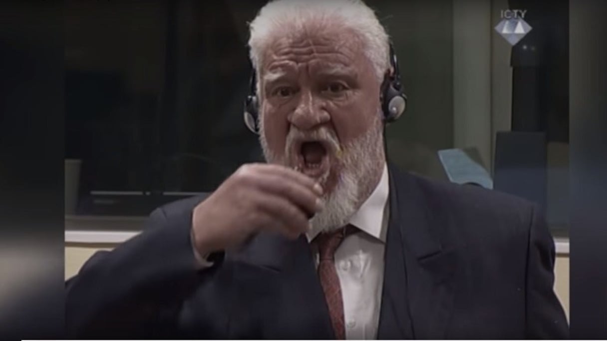 Slobodan Praljak a avalé "du poison" durant son procès à La Haye pour crimes de guerre.
