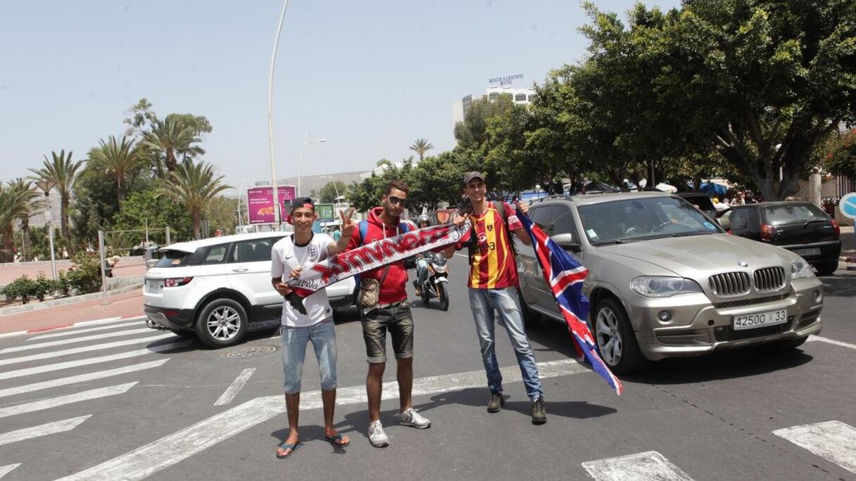 Les Wydadis sont bien là, à Agadir. 
