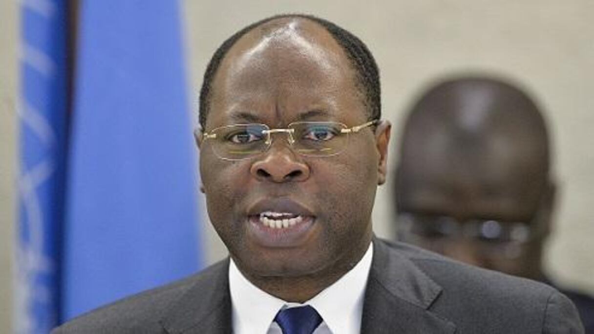 Le Président du Conseil de droits de l'homme des Nations Unies, Baudelaire Ndong Ella
