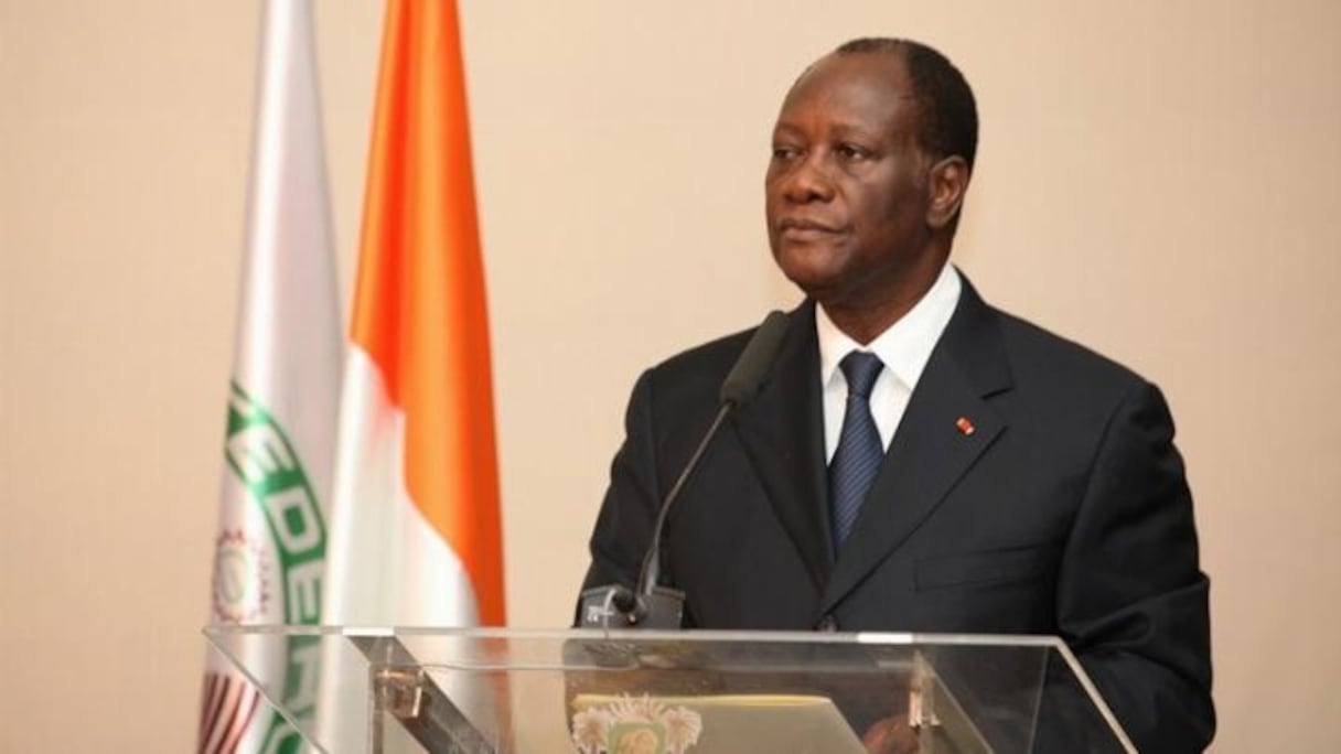 Alassane Dramane Ouatara, président de la Côte d'Ivoire.
