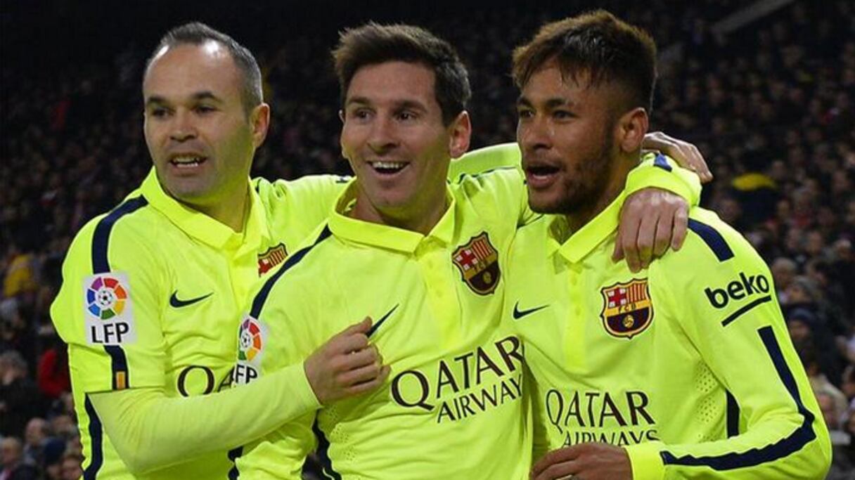 Le Barça de d'Iniesta, Neymar et Messi tentera de finir le travail contre Manchester City ce soir. 
