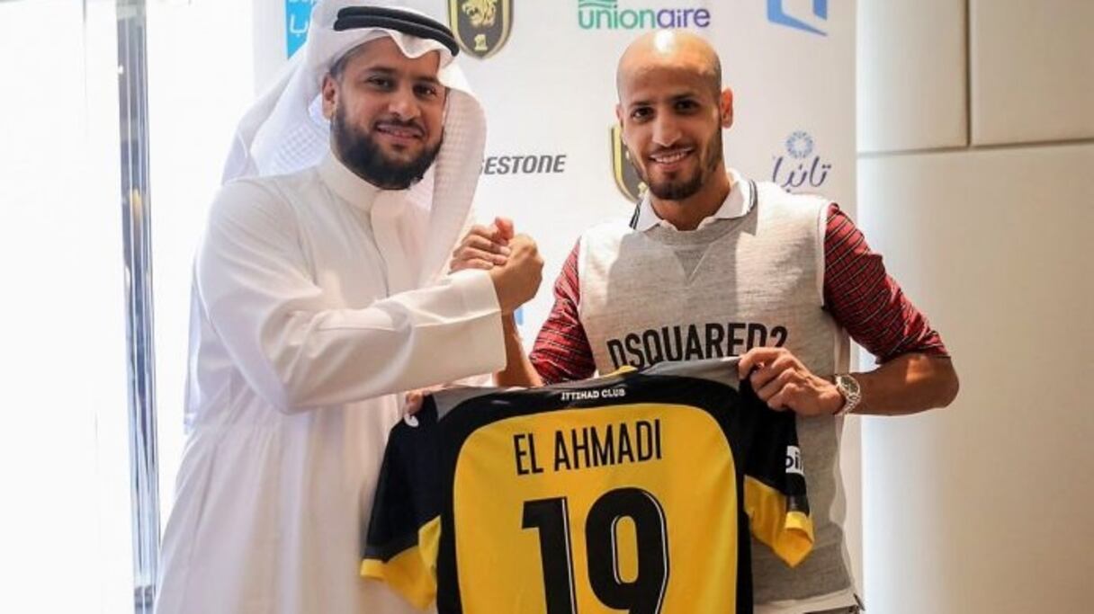 Karim El Ahmadi, ancien international marocain et actuel joueur d'Al Ittihad (Arabie saoudite).
