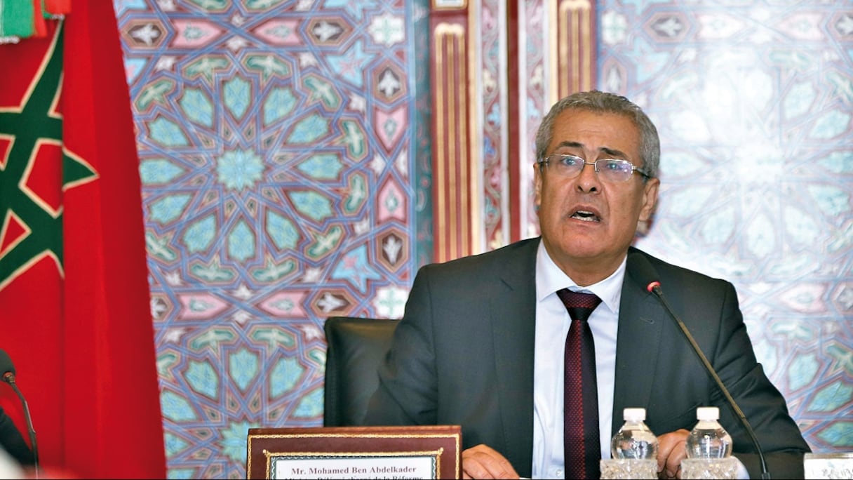 Mohamed Benabdelkader, ministre de la Justice.
