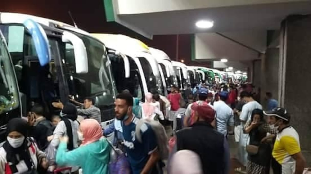 A la gare routière Oulad Ziane de Casablanca.
