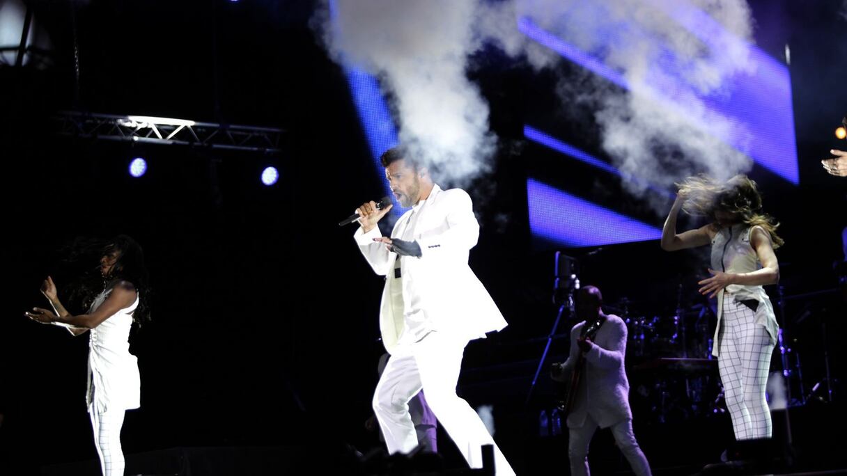 Jeux de lumière, effets spéciaux. Le concert est spectaculaire!
