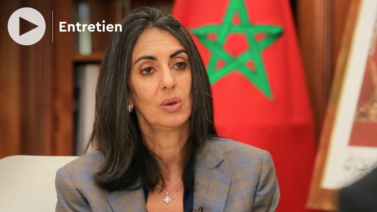 Nadia Fettah Alaoui, ministre de l'Economie et des Finances. 
