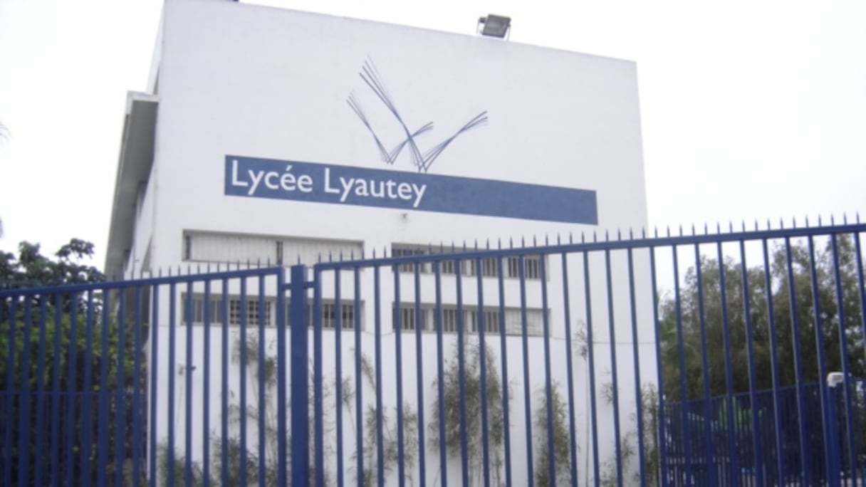 Le Lycée Lyautey à Casablanca. 
