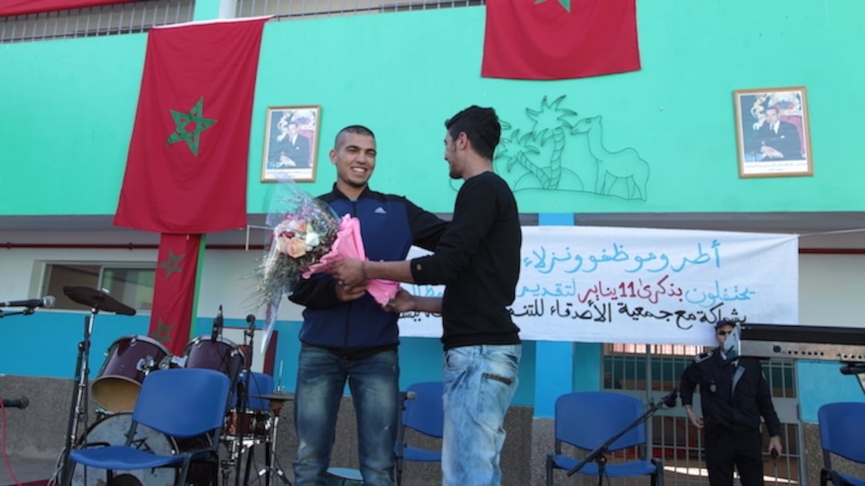 Le champion du monde  de boxe Mohamed Rabii était présent à cette soirée.
