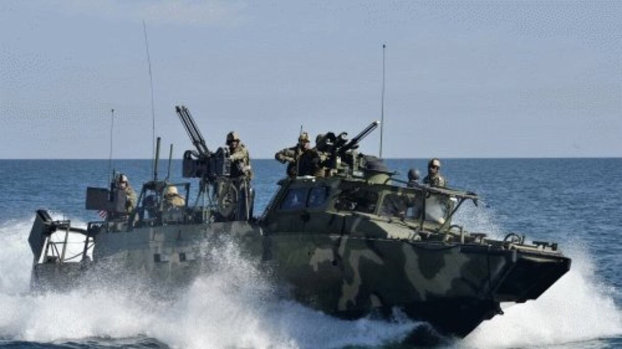 Un bateau de la US Navy.
