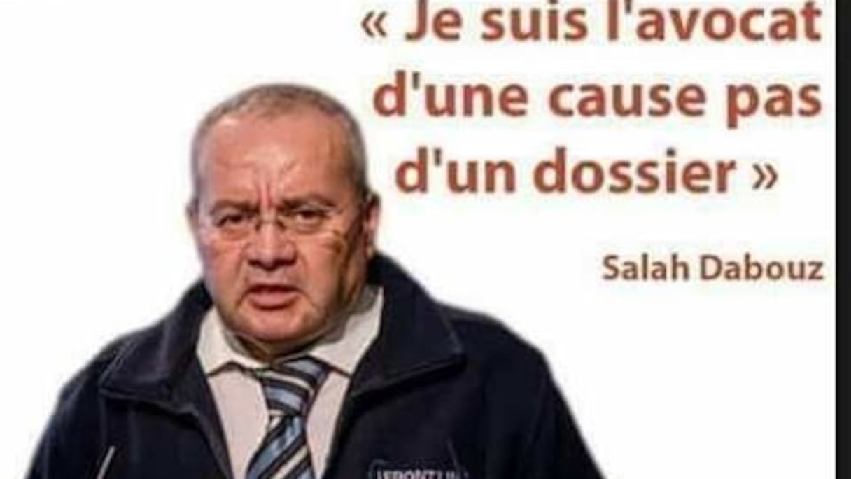 Me Salah Dabouz, avocat algérien et militant des droits de l'Homme.
