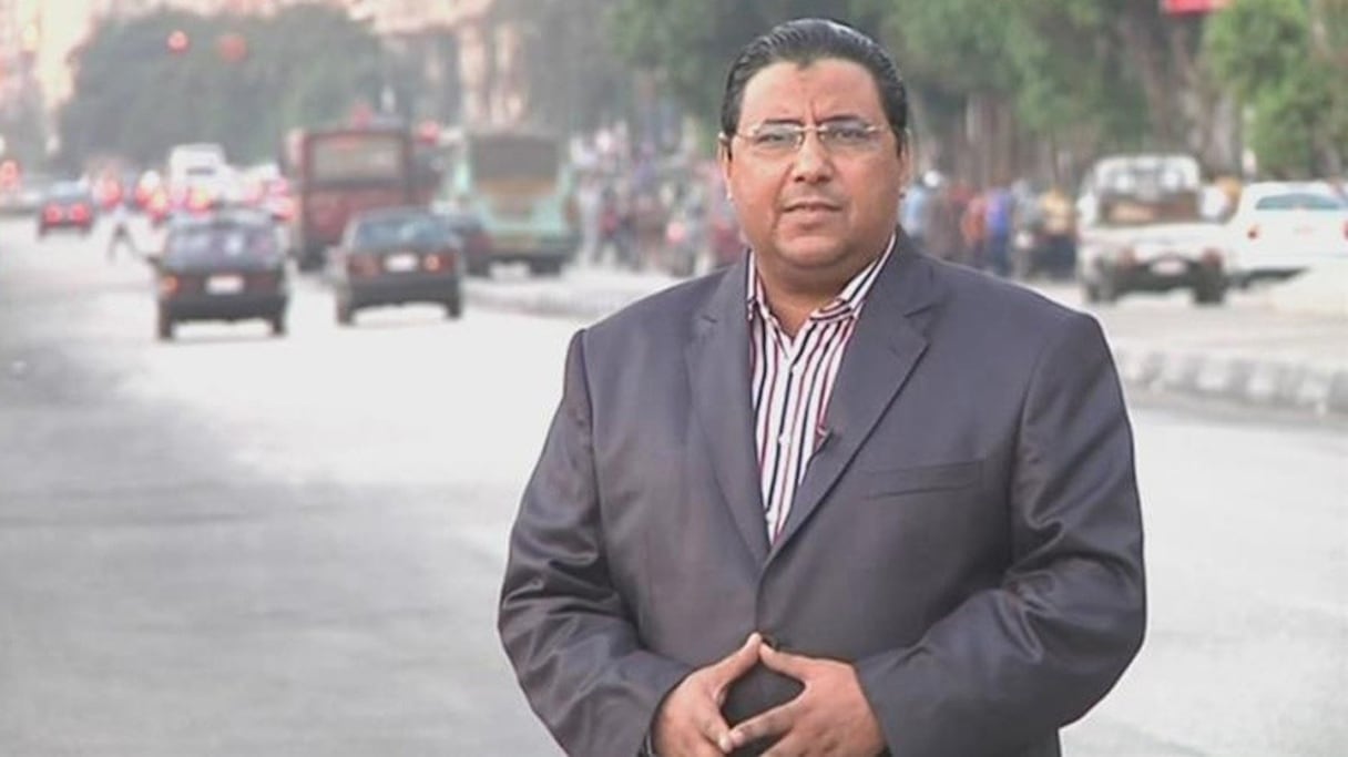 Mahmoud Hussein, journaliste de la chaîne de télévision qatarie Al-Jazeera.
