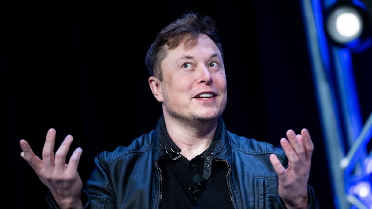 Elon Musk prend la parole lors du Satellite 2020 au Washington Convention Center le 9 mars 2020, à Washington.
