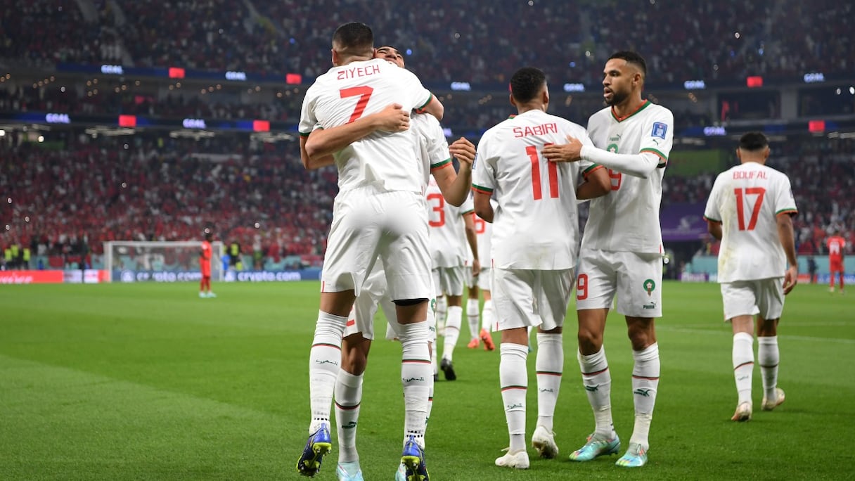 Les Lions de l'Atlas qualifiés pour les huitièmes de finale de la Coupe du Monde.
