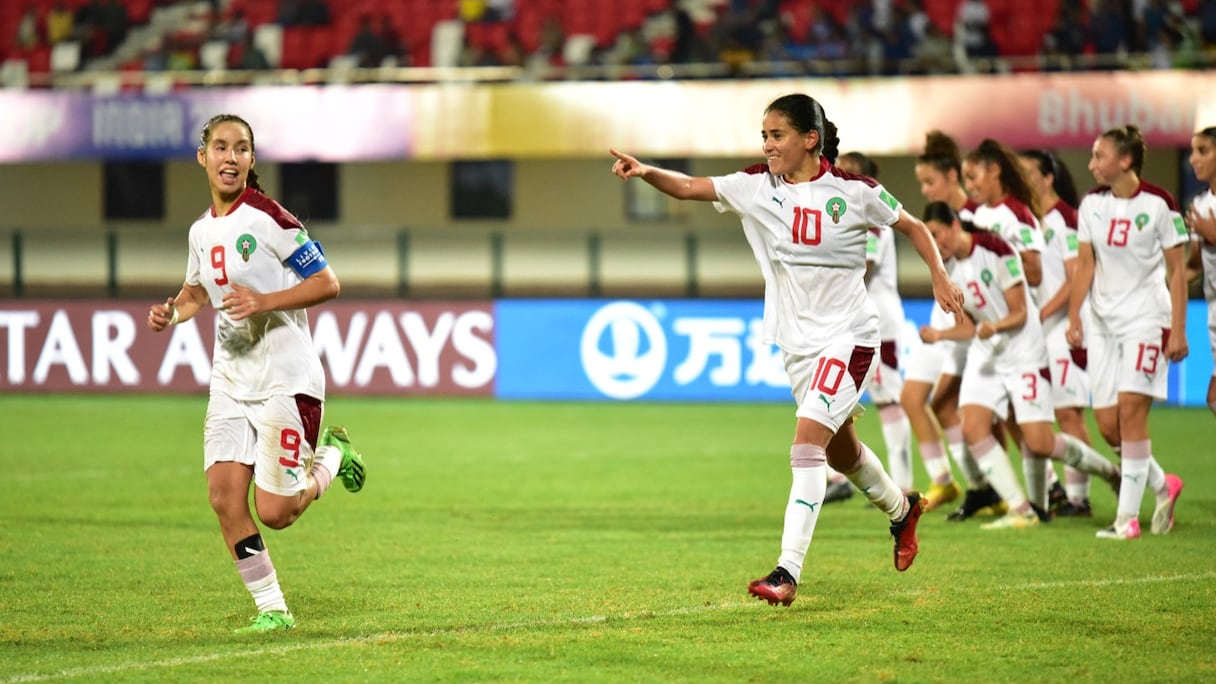 Les Lioncelles de l'Atlas contre l'Inde, le vendredi 14 octobre 2022.
