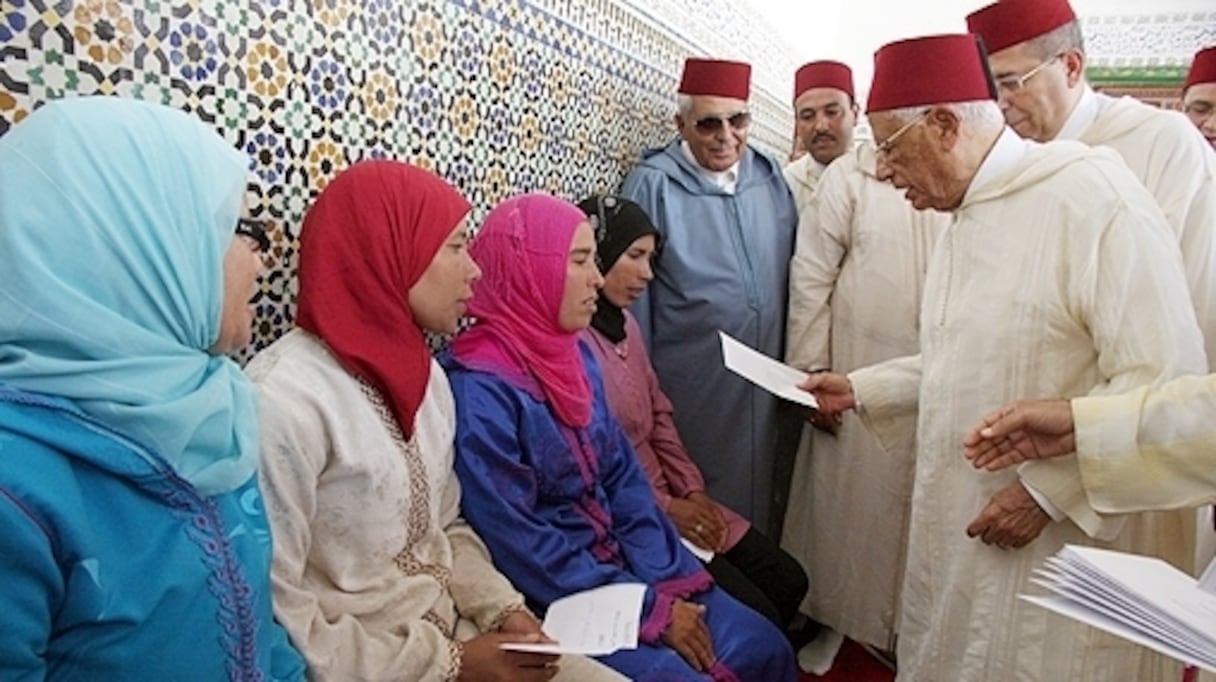 Feu Brahim Frej, lors d'une mission à Fès au nom du roi.
