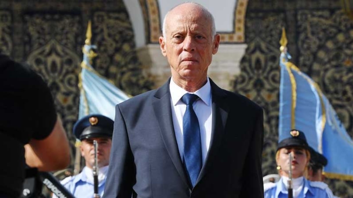 Kaïs Saied, président de la Tunisie.
