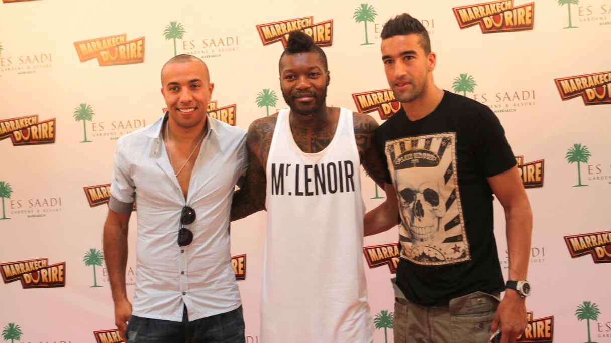 Djibril Cissé, Youssouf Hadji et Houssine Kharja. Des stars du football présentes pour le Charity Game organisé par le Marrakech du rire, en faveur des enfants des associations El Karam et l’Heure Joyeuse. Le match, auquel participeront des humoristes, dont Jamel Debbouze, aura lieu demain dimanche 15 juin.
