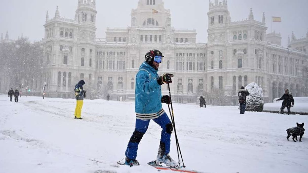 Ce samedi 9 janvier 2021 à Madrid.
