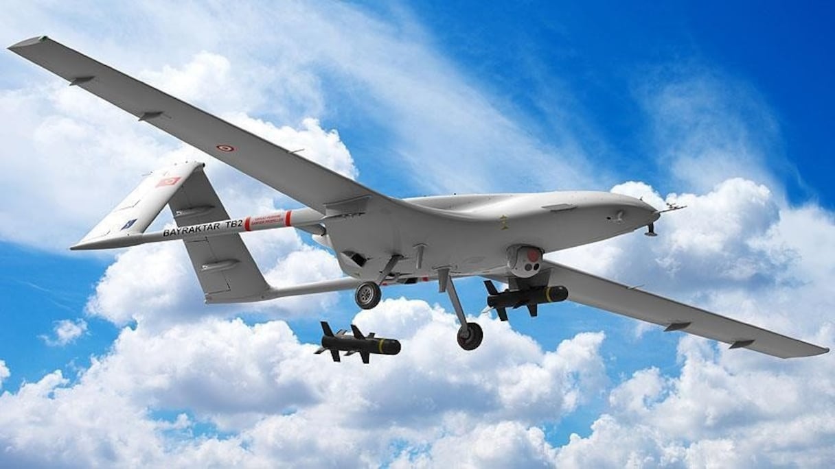 Le drone turc Bayraktar TB-2.
