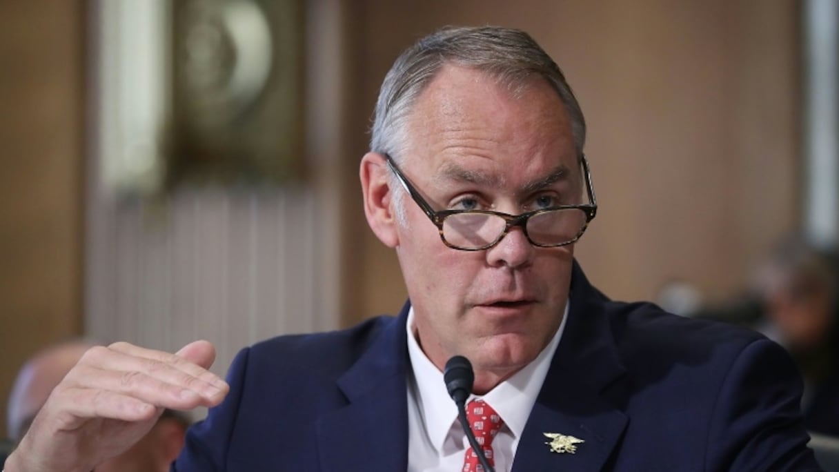 Ryan Zinke, ministre américain de l'Intérieur.
