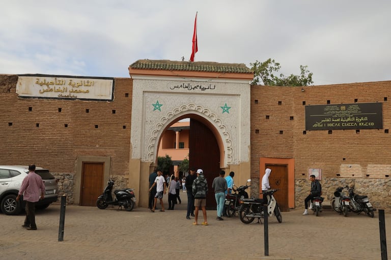 A Marrakech, reprise des cours aux lycées Mohammed V et Ben Youssef  ayant accueilli les élèves en provenance des communes touchées par le séisme à Al Haouz.