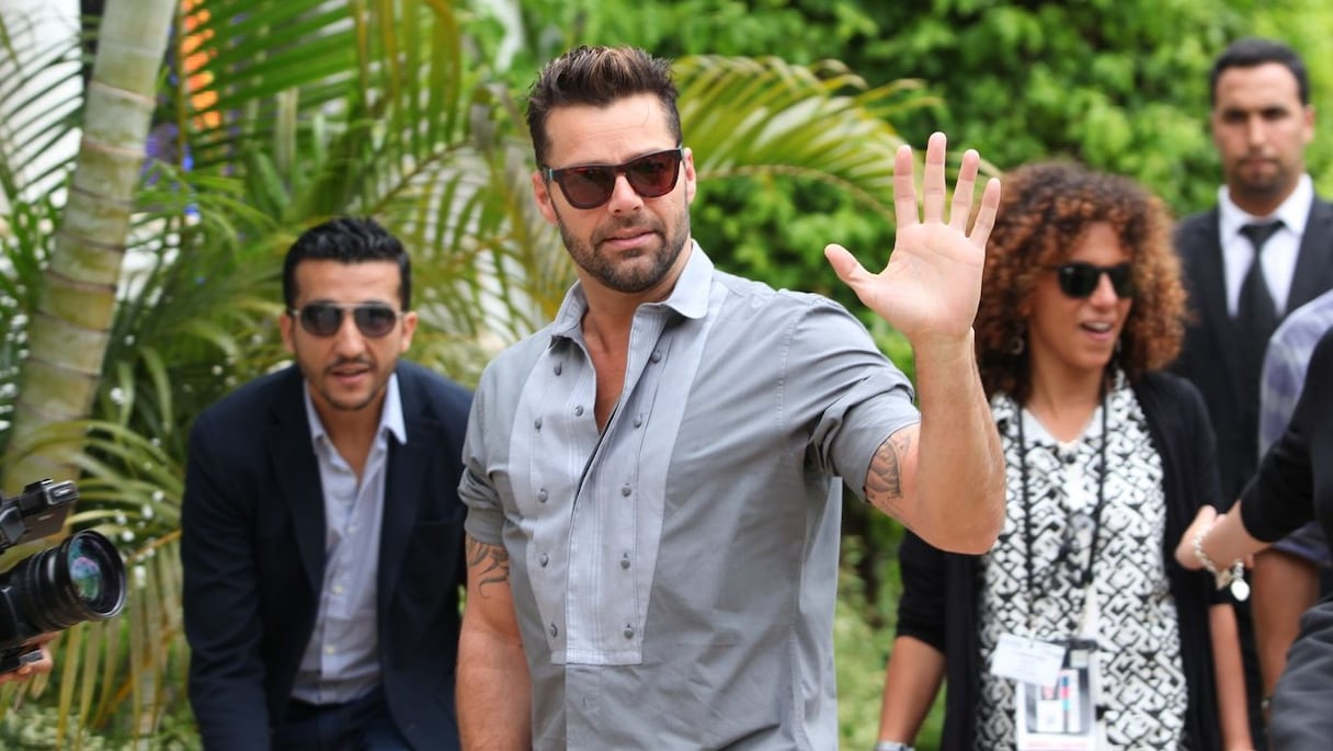 Ricky Martin était présent, ce matin, à la Villa des arts de Rabat pour une conférence de presse, avant son concert, ce soir, à Mawazine. 
