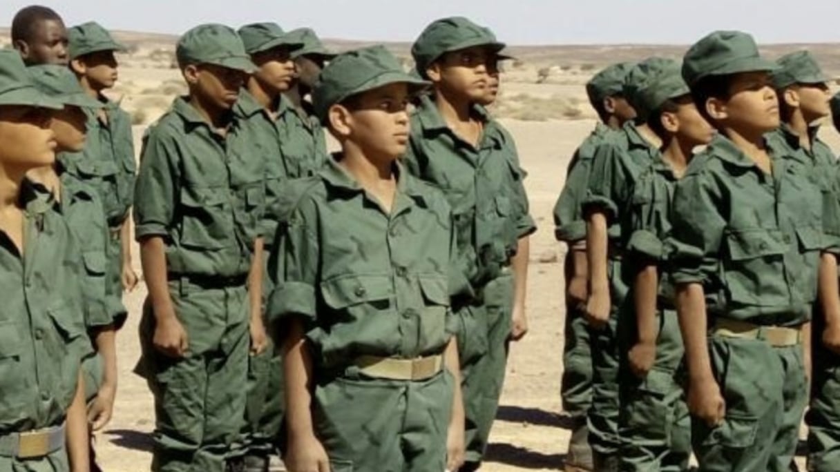 Enfants-soldats dans les camps de Tindouf.
