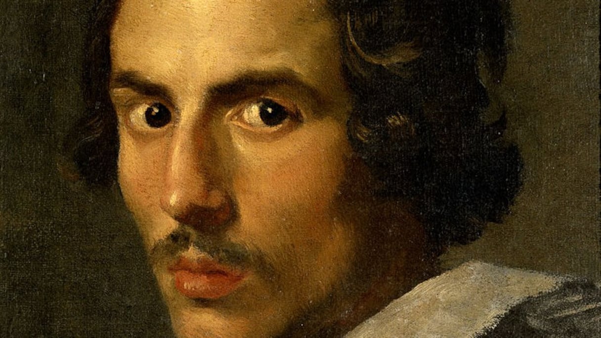 Gian Lorenzo Bernini (1598, à Naples - 1680, à Rome), dit Le Bernin, autoportrait en 1623 (détail). 
