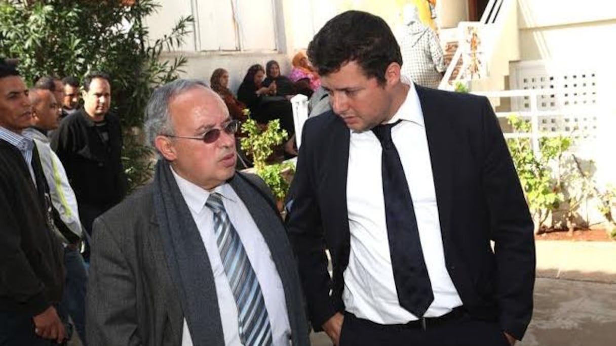 Khalid Sefiani, avocat au barreau de Rabat, Président de l’Association marocaine de soutien au peuple palestinien et secrétaire général du Congrès Panarabe faisait partie des personnalités venues présenter leurs condoléances à la famile Zaïdi.