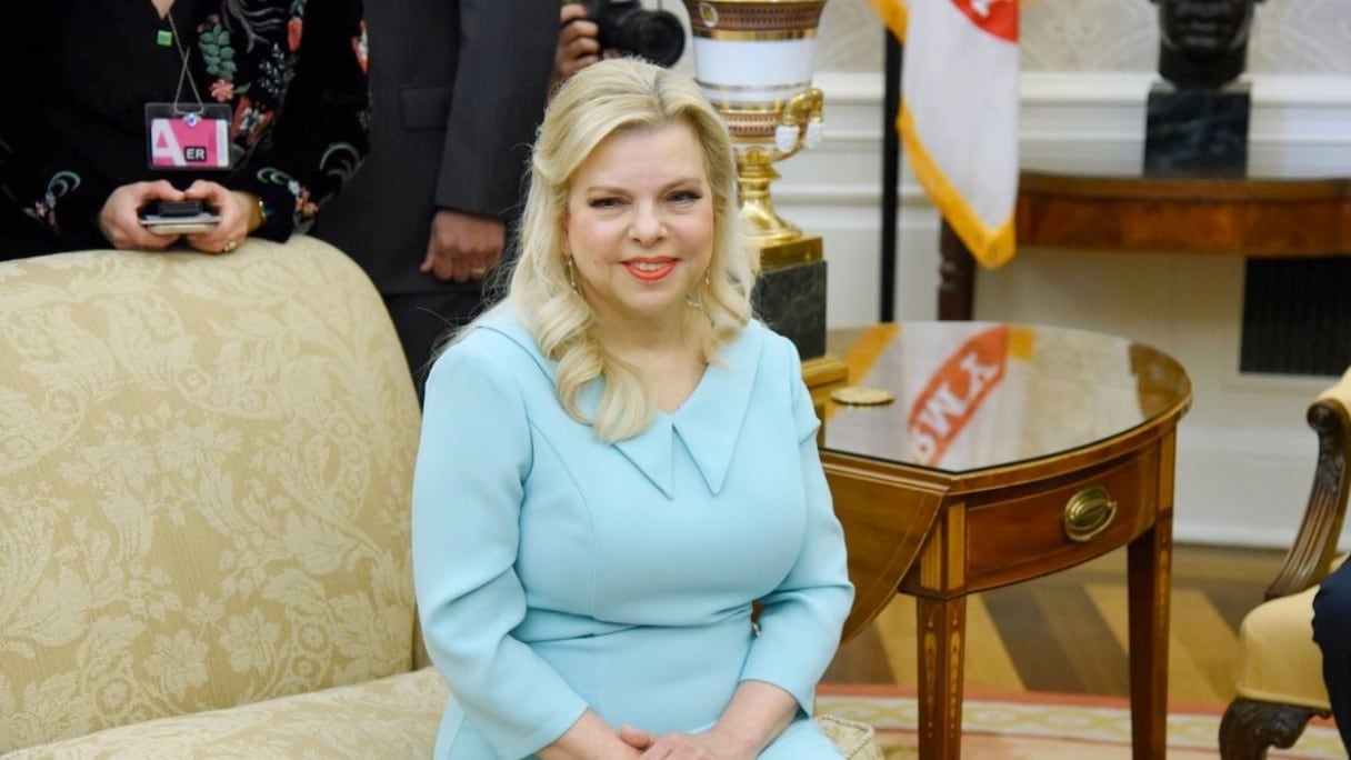 Sara Netanyahu, épouse du Premier ministre israélien. 
