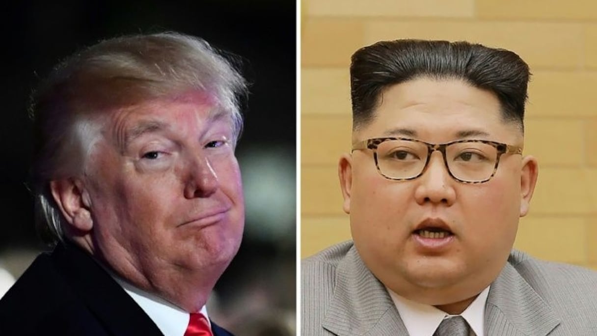 Le président américain Donald Trump et le dirigeant nord-coréen Kim Jong-Un.
