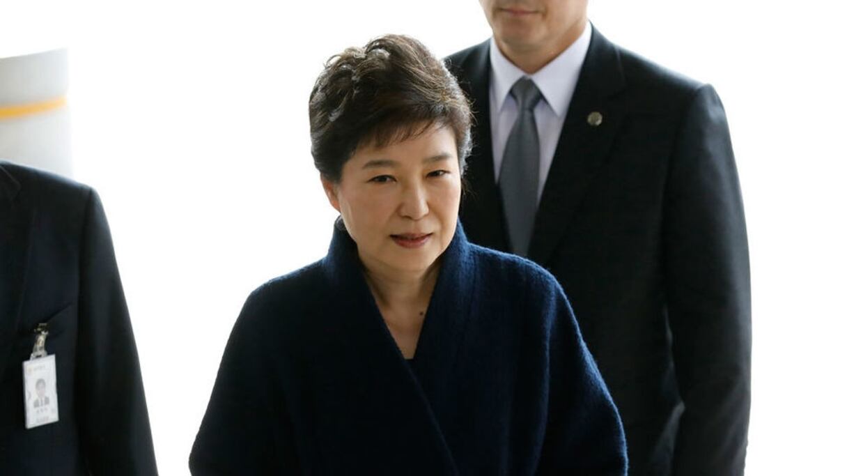 Park Geun-Hye, ex-présidente de la Corée du Sud.
