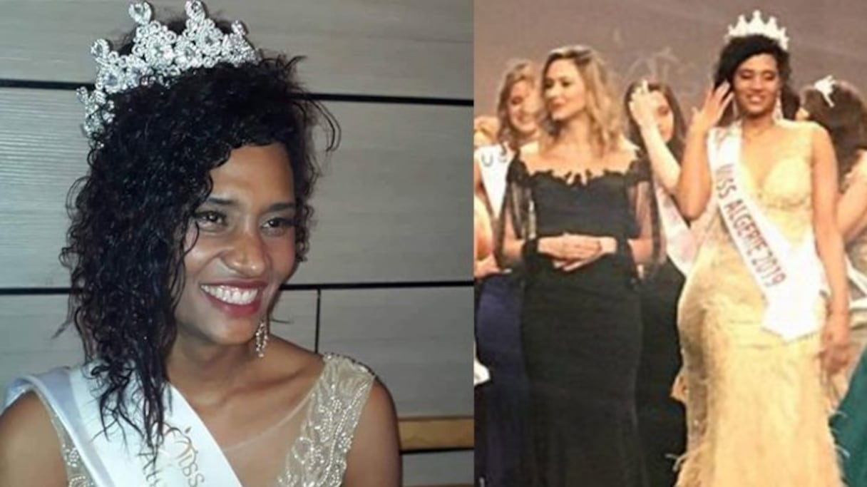 Khadidja Benhamou, miss Algérie 2019.
