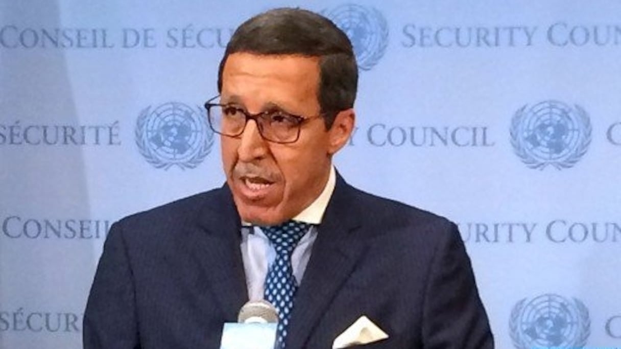 Omar Hilale, ambassadeur, représentant permanent du Maroc auprès de l’ONU.
