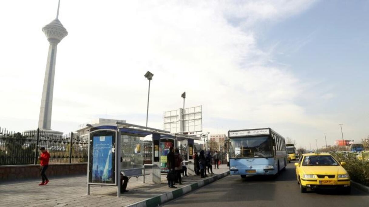 Le centre-ville de Téhéran, la capitale iranienne, le 3 janvier 2018.
