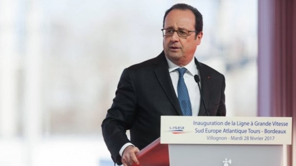 François Hollande lors de son discours du 28 février. 
