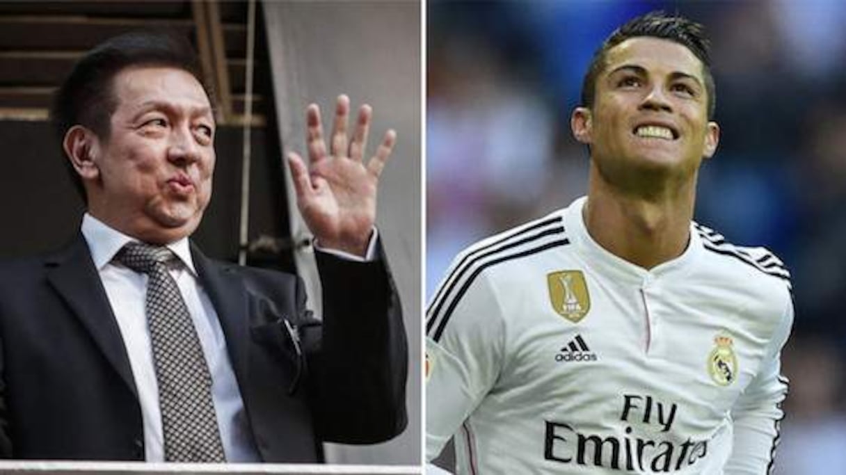 Cristiano Ronaldo a vendu ses droits d'image à Peter Lim, le milliardaire de Singapour. 
