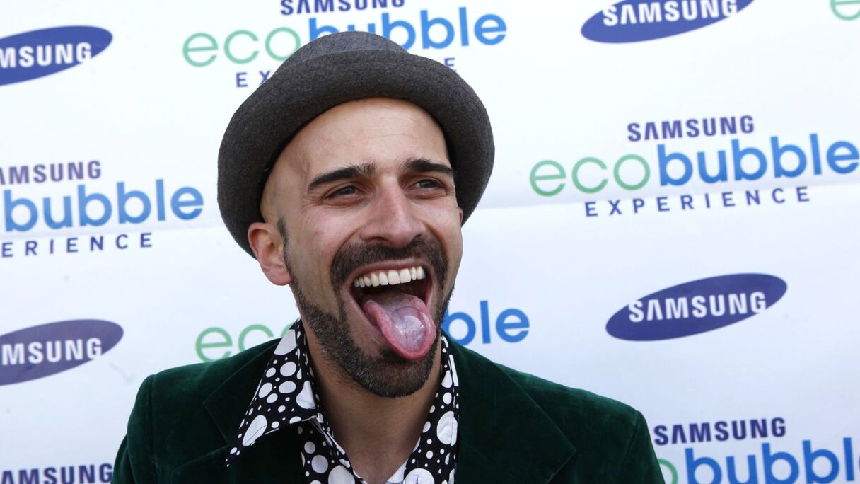 L'incroyable Samsam Bubbleman a séduit le public.
