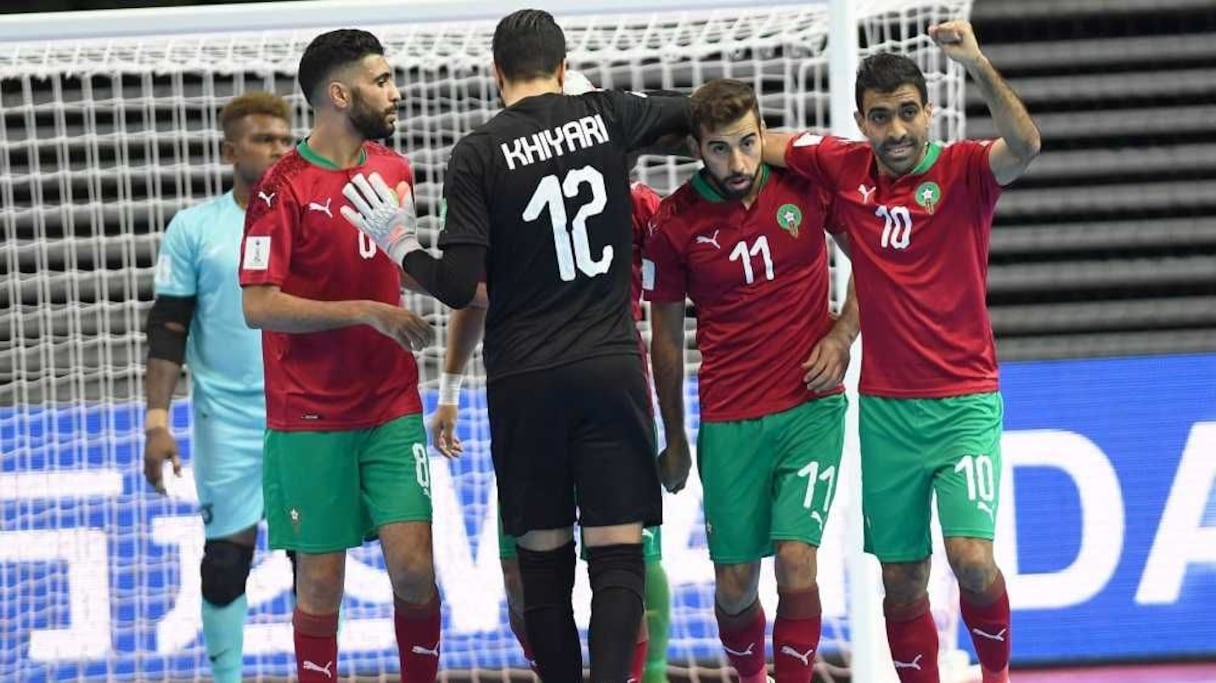 L'équipe nationale de futsal.
