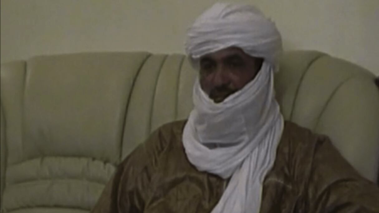Cheikh Ag Aoussa, chef militaire de la Coordination des mouvements de l'Azawad (CMA). 
