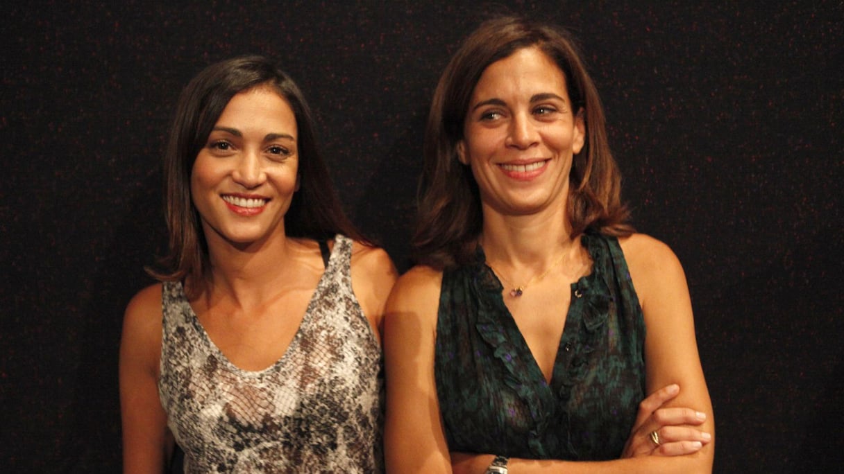 Morjana Alaoui et Laila Marrakchi lors de l'avant-première de Rock The Casbah!
