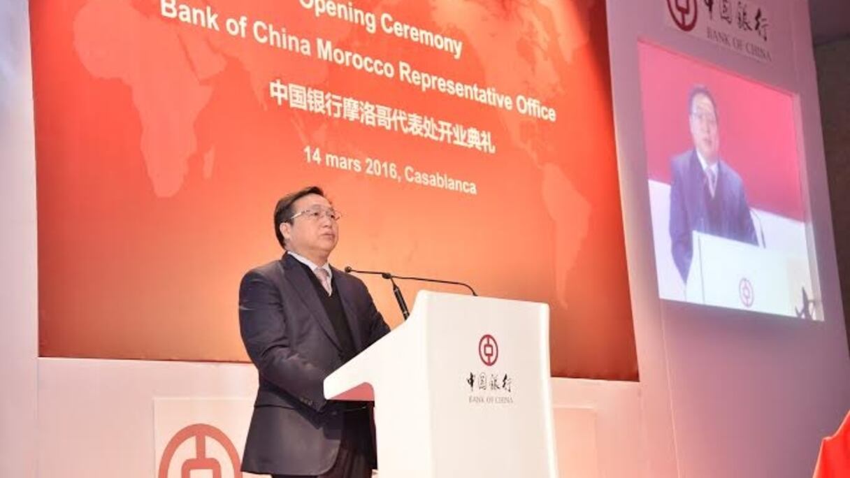 Chef de la représentation de Bank of China au Maroc
