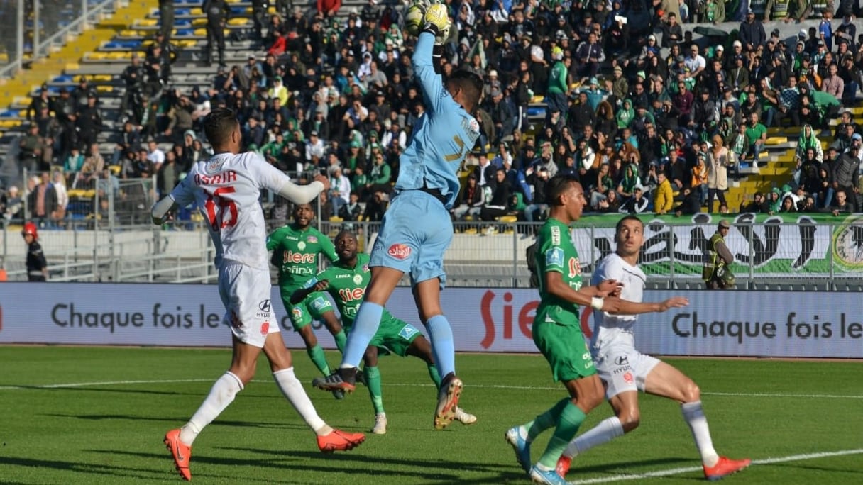 Une séquence de Raja-Wydad lors du derby de décembre dernier.
