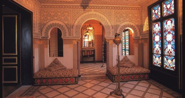 Le salon mauresque du château de Monte Christo.