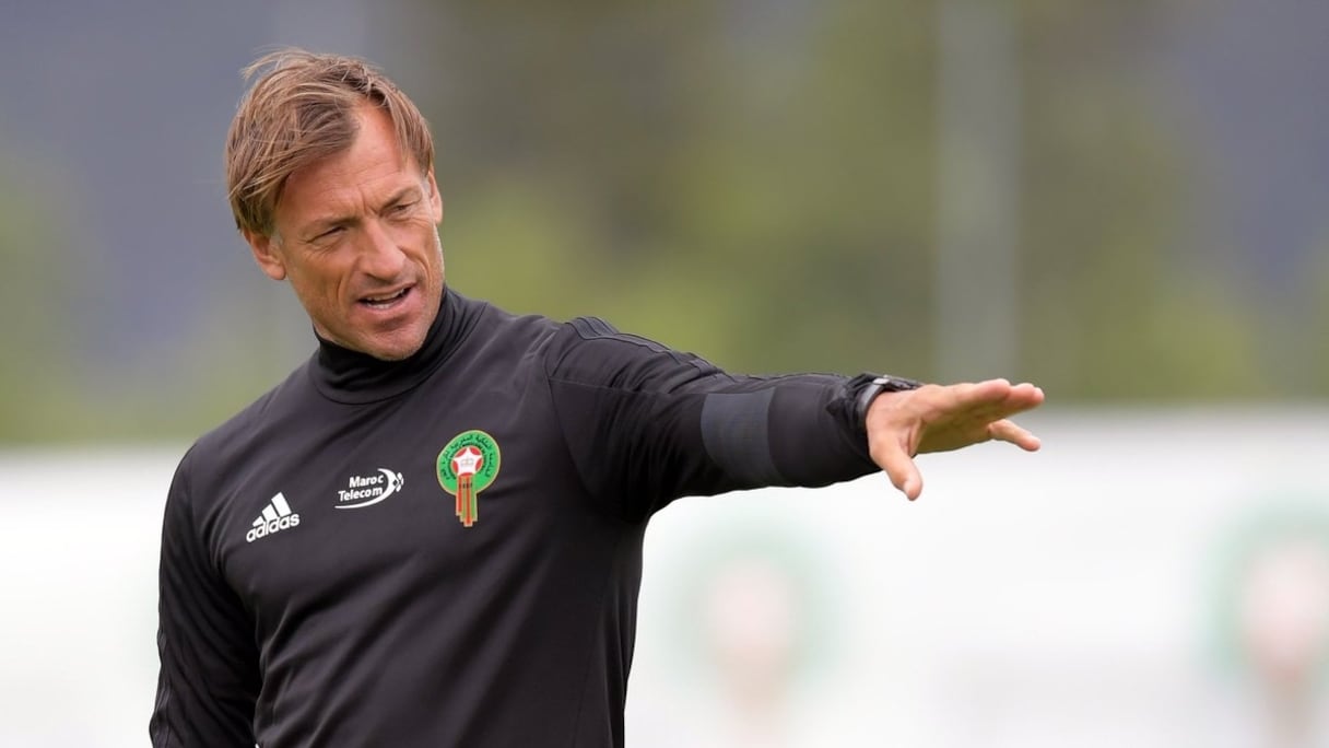 Le sélectionneur national, Hervé Renard.
