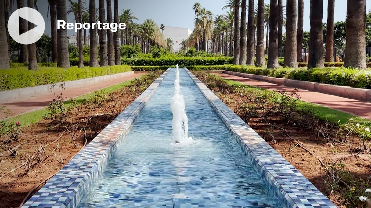 Parc de la Ligue arabe, à Casablanca.
