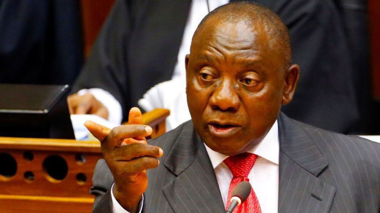 Le président sud-africain Cyril Ramaphosa.
