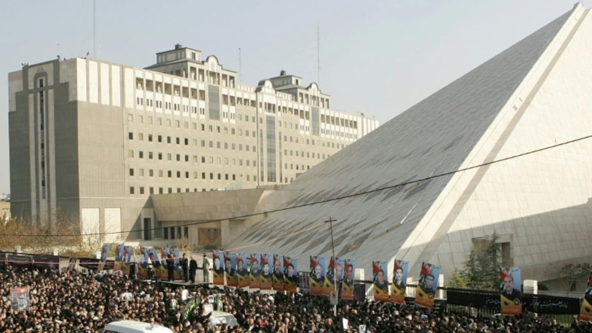 Le bâtiment du parlement iranien.
